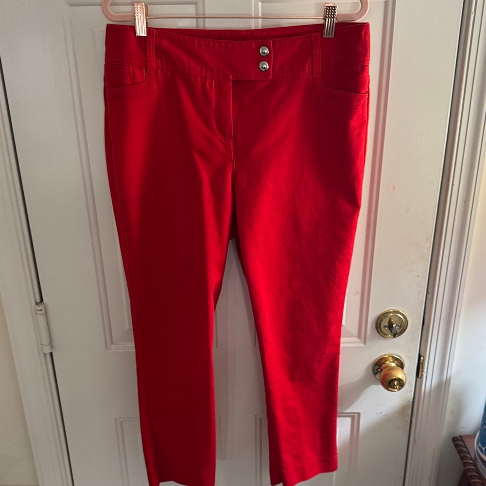 Style & Co. Women’s Petite Red Cropped Pants